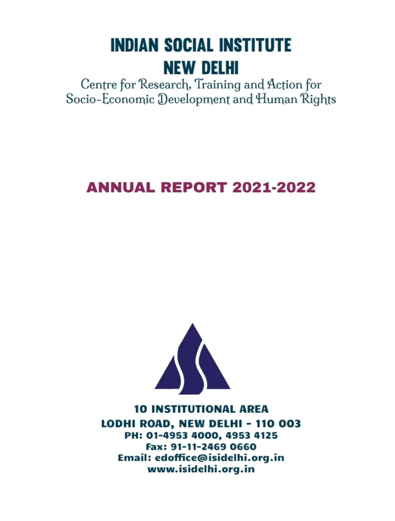 ISI Annual Report 2021-22