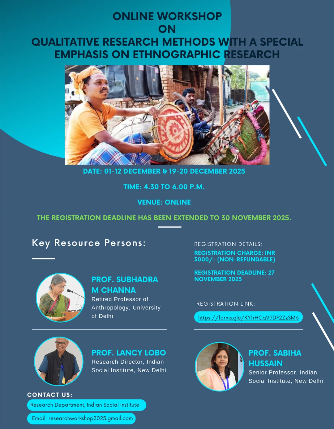 You are currently viewing Online Workshop on Qualitative Research Methods with a Special Emphasis on Ethnographic Research